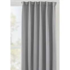 Leen Bakker Gordijn Evi - lichtgrijs - 140x280 cm (1 stuk) Clearance