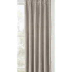 Leen Bakker Gordijn Mara - beige - semi-verduisterend - 140x280 cm (1 stuk) Discount