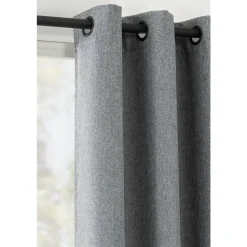 Leen Bakker Gordijn Mila - grijs - 140x280 cm (1 stuk) Discount