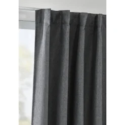 Leen Bakker Gordijn Miran - donkergrijs - 140x280 cm (1 stuk) New