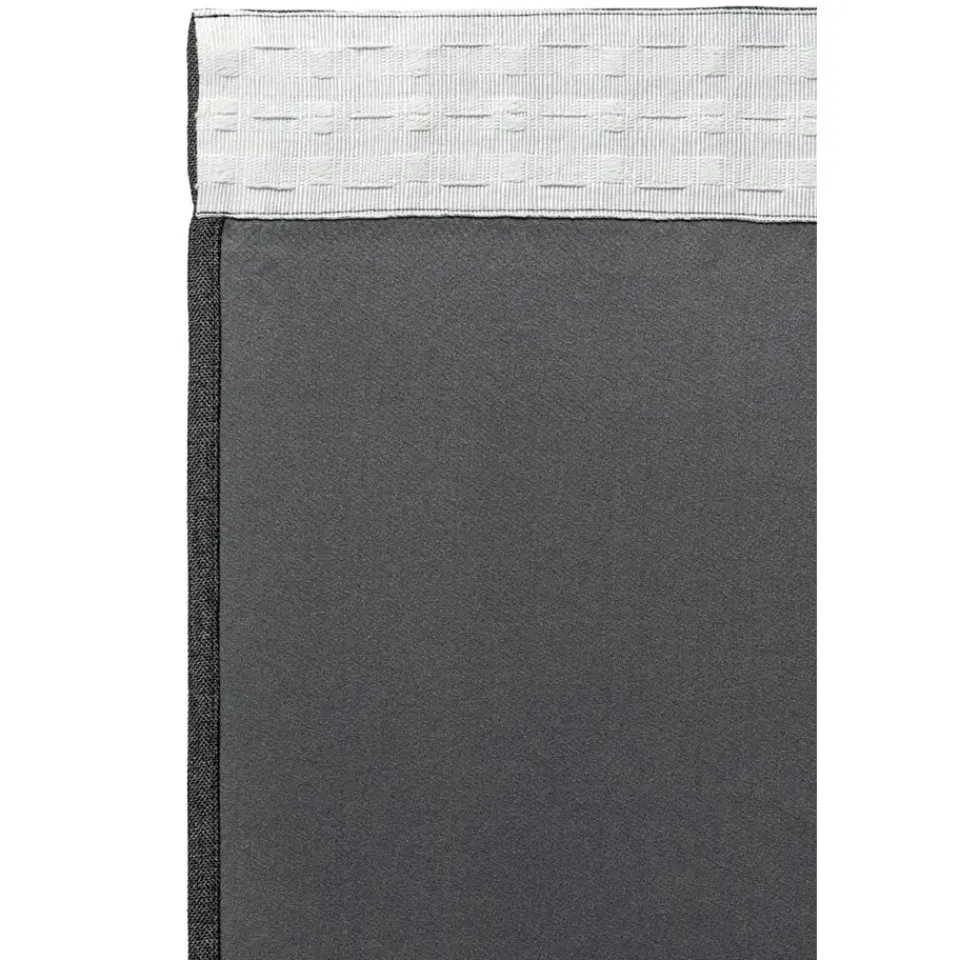 Leen Bakker Gordijn Miran - donkergrijs - 140x280 cm (1 stuk) New