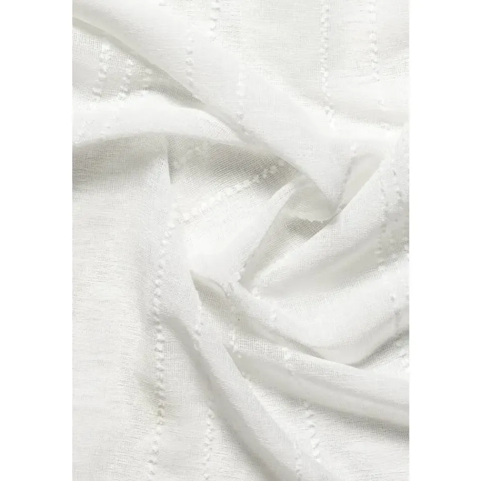 Leen Bakker Gordijn Nora - wit - 140x280 cm (1 stuk)