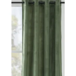 Leen Bakker Gordijn Valletta - groen- 140x280 cm (1 stuk) Sale