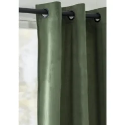 Leen Bakker Gordijn Valletta - groen- 140x280 cm (1 stuk) Sale