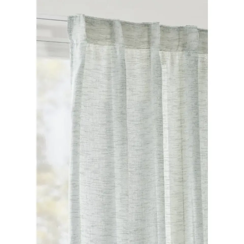 Leen Bakker Gordijn Viola - grijsgroen - 140x280 cm (1 stuk) Hot