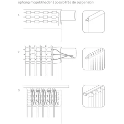 Leen Bakker Gordijn Yara - okergeel - 140x280 cm (1 stuk) Best