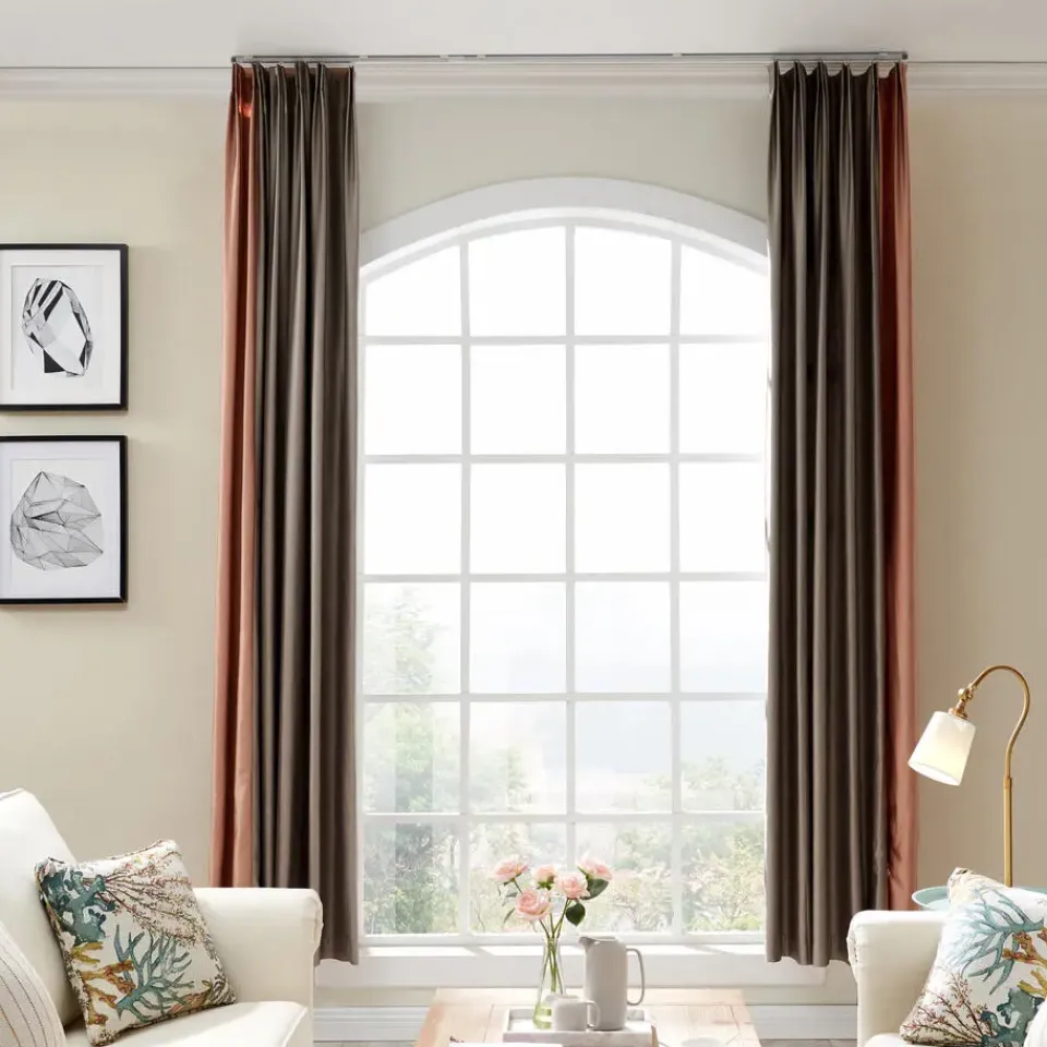 Merkloos Gordijnrail - uitschuifbaar - van 145 tot 270 cm - aluminium - gebroken wit Best