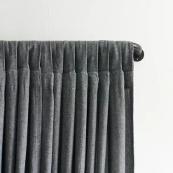 ACAZA Gordijnroede - uitschuifbaar - 120 tot 210 cm - zwart