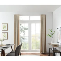 ACAZA Gordijnroede - Uitschuifbaar - Stang van 125-240 cm - Zilver Clearance