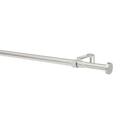 Leen Bakker Gordijnroedeset 160-300cm grijs rvs - Ø16-19mm (1208979) Discount