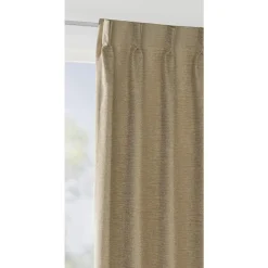 Leen Bakker Gordijnstof Fiora - lichtbruin Sale