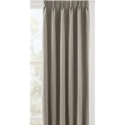 Leen Bakker Gordijnstof Floris semi verduisterend - ecru New