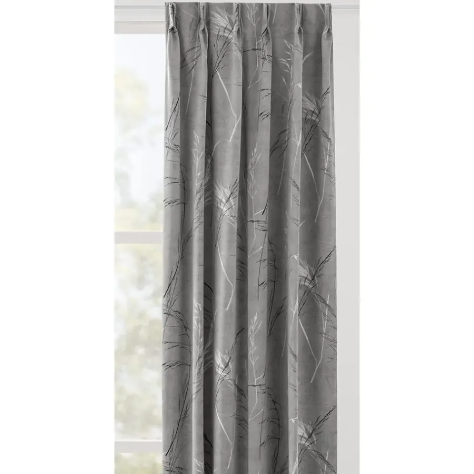 Leen Bakker Gordijnstof Gilles - lichtgrijs Outlet