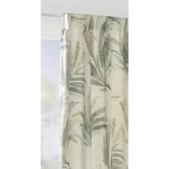 Leen Bakker Gordijnstof Nakuru - groen/beige