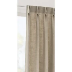 Leen Bakker Gordijnstof Thomas lichtdoorlatend - taupe Sale