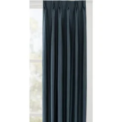 Leen Bakker Gordijnstof Vivian - donkerblauw