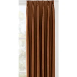 Leen Bakker Gordijnstof Vivian - terra Hot