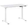 Beliani GRIFTON - Verstelbaar bureau - Wit - 120 cm - Staal Online