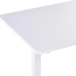 Beliani GRIFTON - Verstelbaar bureau - Wit - 120 cm - Staal Online