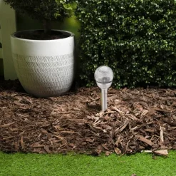 Grundig Prikspot - solar - RVS - tuinverlichting - 25 cm Outlet