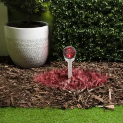 Grundig Prikspot - solar - RVS - tuinverlichting - 25 cm Outlet