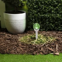 Grundig Prikspot - solar - RVS - tuinverlichting - 25 cm Outlet