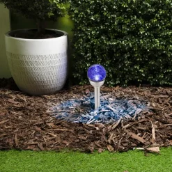 Grundig Prikspot - solar - RVS - tuinverlichting - 25 cm Outlet