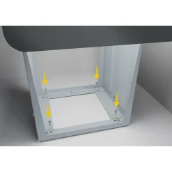 Hailo Tandem Inbouwprullenbak - 2x14L - zwart Discount