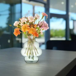 Hakbijl Glass Bloemenvaas Denise - transparant - glas - D25 Best