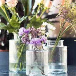 Hakbijl Glass Bloemenvaas Denise- transparant - glas - D11 Online