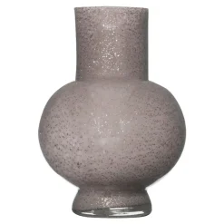 Hakbijl Glass Bloemenvaas Deborah - grijs - glas - D20 x H 26 cm Sale