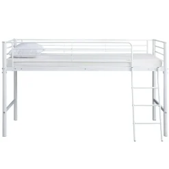 Emob Exclusive Halfhoogslaper Julie 90x200cm - metaal - mat wit Outlet