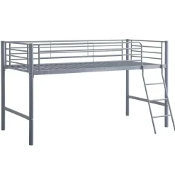 Emob Exclusive Halfhoogslaper Julie 90x200cm - metaal - mat grijs Sale