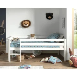 Vipack Halfhoogslaper Pip 90 x 200 dennenhout - wit Sale