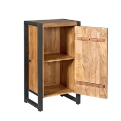 StarFurn Halkast Naturel Hout - 55x40x100cm - Boaz Hot