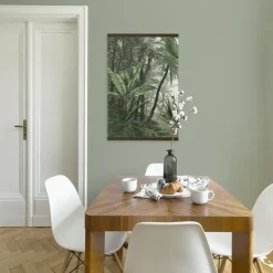 Art for the Home Hangende Poster Linnen - Jungle Landschap Groen