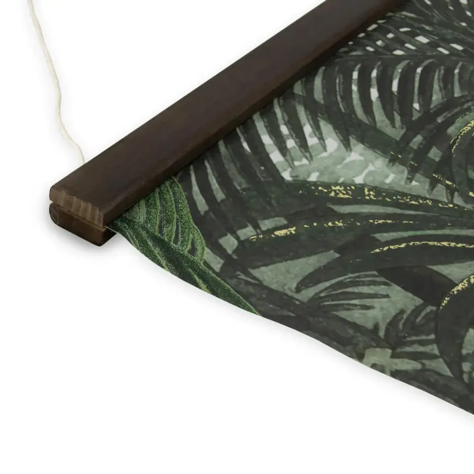 Art for the Home Hangende Poster Linnen - Jungle Landschap Groen