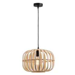 Leen Bakker Hanglamp Asher E27 - naturelkleur - 150xØ33 cm New