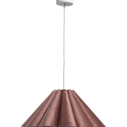 Leen Bakker Hanglamp Ays roze E27 - 120xØ45 cm