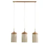 Light & Living Hanglamp Dania - Naturel/Crème - 90x22x32cm - 3L Clearance