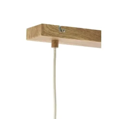 Light & Living Hanglamp Dania - Naturel/Crème - 90x22x32cm - 3L Clearance