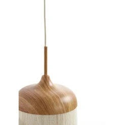 Light & Living Hanglamp Dania - Naturel/Crème - 90x22x32cm - 3L Clearance