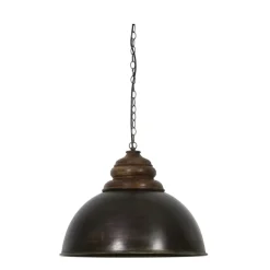 Light & Living Hanglamp Leia - Zwart - Ø52cm Outlet
