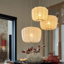 Light & Living Hanglamp Plumeria - Zand - Ø40cm Discount