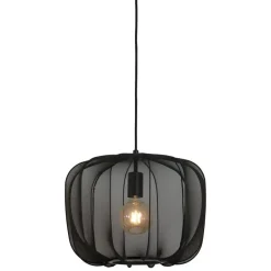 Light & Living Hanglamp Plumeria - Zwart - Ø40cm New