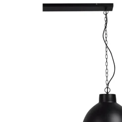 Urban Interiors Hanglamp Rocky Ø40cm Double Mat Black Sale