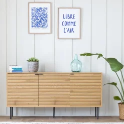 Happy Garden Buffet STINNA - Bruin - Spaanplaat Clearance