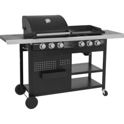 Happy Garden Gas barbecue VESUVIO - Zwart - Staal Clearance