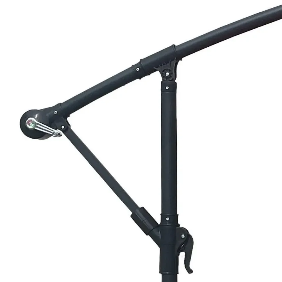 Happy Garden Offset paraplu OAHU - Blauw - Staal Clearance