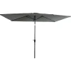 Happy Garden Parasol HAPUNA - Grijs - Aluminium Clearance